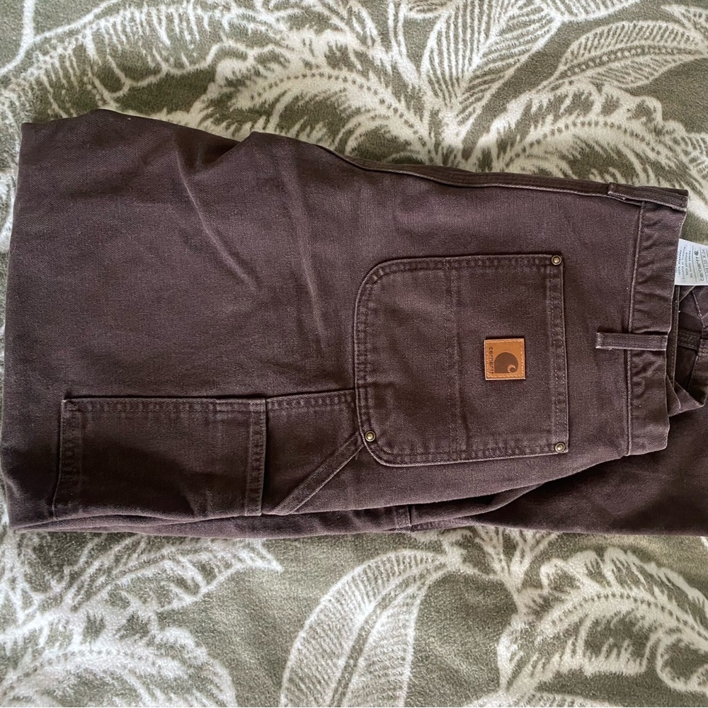 Brown carhartt pants 33/34